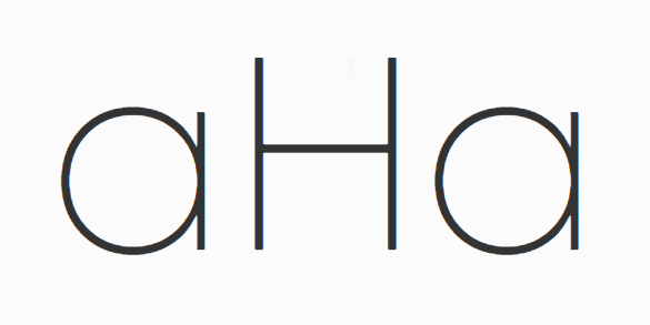 aHa logo